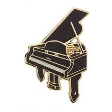 Pin Grand Piano Black